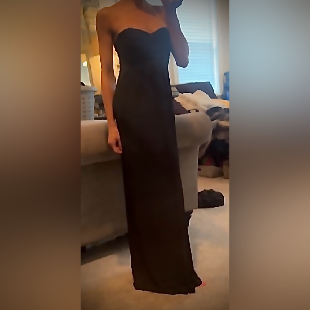 Chinese laundry elegant black floor length formal dress